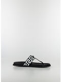 SANDALO MEDUSA GRECA, 2B02B NERO BIANCO , thumb