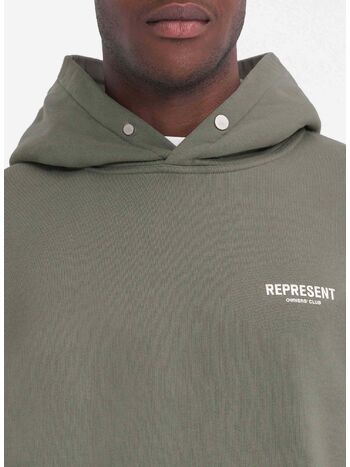FELPA HOODIE REPRESENT OWNERS CLUB, 07 OLIVE, small