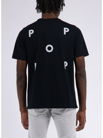 T-SHIRT LOGO, BLACK/WHITE, small