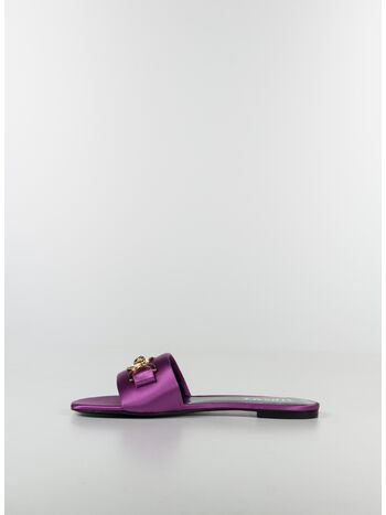 SANDALI BASSI IN RASO MEDUSA '95, 1PM9V, small