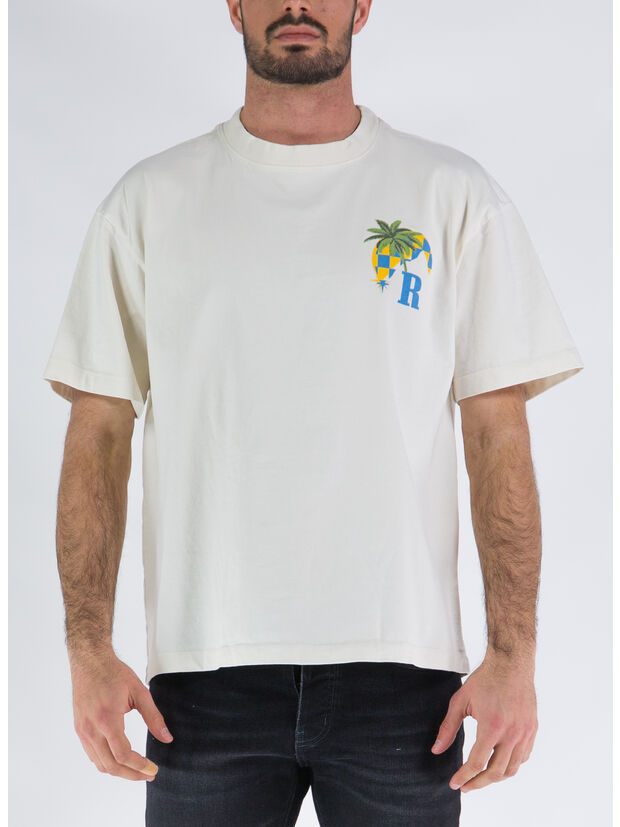 T-SHIRT MOONLIGHT TROPICS TEE, 0611 VTG WHITE, large