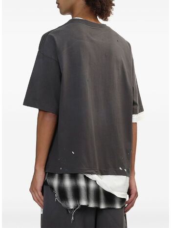 T-SHIRT TRIPLE LAYERED, BLACK, small