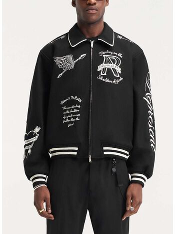 GIACCA VARSITY CHERUB, 01 JET BLACK, small