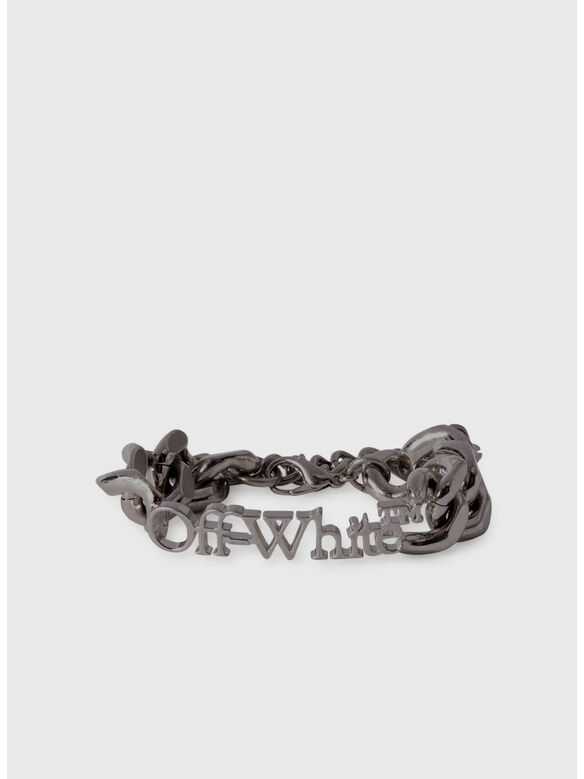 BRACCIALE LOGO CHAIN SILVER, 7200 SILVER, medium