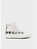 SCARPA MULTI HEART CHUCK TAYLOR 70 HIGH UNISEX, BEIGE, thumb