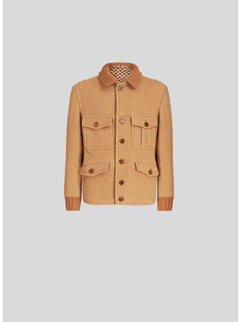 GIUBBOTTO CON DETTAGLI A MAGLIA, 800, small