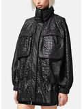 GIACCA BLOUSON RESPONSIBLE FABRIC TECHNO, 1B000 BLACK, thumb