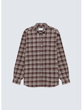 CAMICIA AMERICA, C0796 CHECK WASHED MAROON, thumb