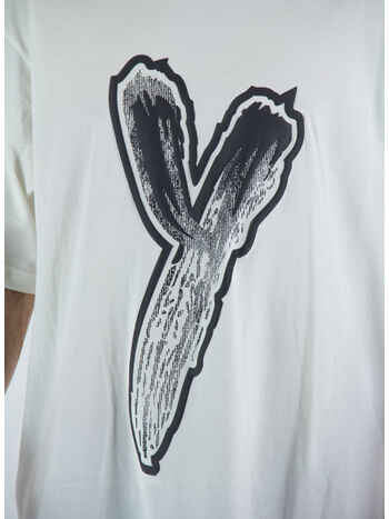 T-SHIRT LOGO GFX TEE, OWHITE, small