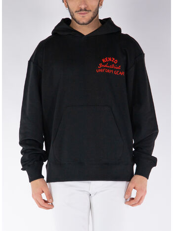 FELPA HOODIE OVERSIZE DRAWN VARSITY, , small