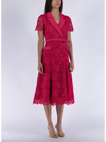 ABITO MIDI LACE, PINK, small