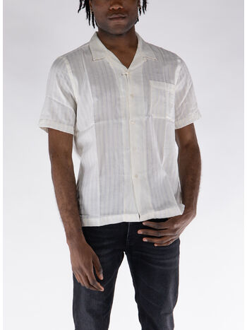 CAMICIA SHORTSLEEVE ROAD, ECRU, small
