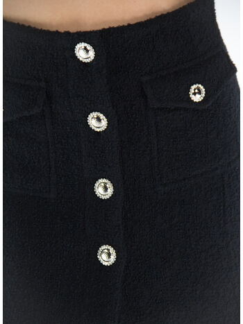 GONNA TWEED BOUCLE, 900 BLACK, small