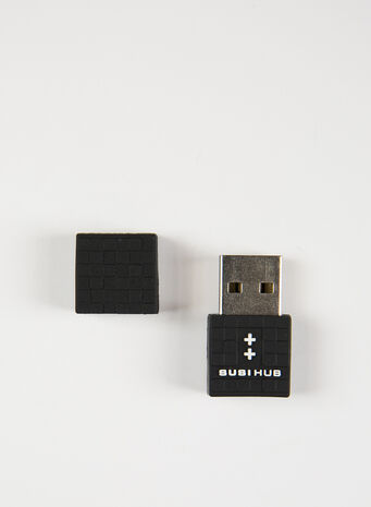 FLASH DRIVE BLACK HEART SUSIHUB, BLACK, small