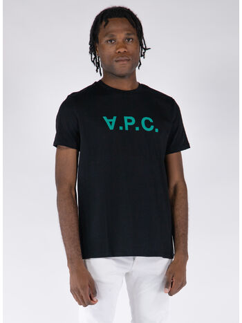 T-SHIRT VPC COLOR H, NOIR/VERT, small