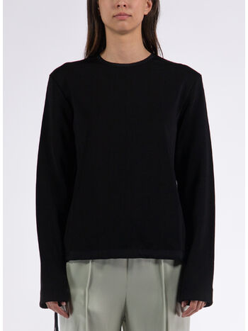 PULLOVER CREW NECK, 001 BLACK, small