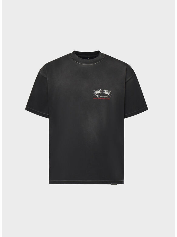 T-SHIRT 24 HOUR SERVICE, 04 STAINED BLACK, medium