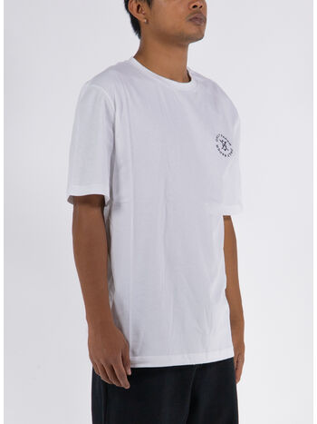T-SHIRT CIRCLE, WHITE, small