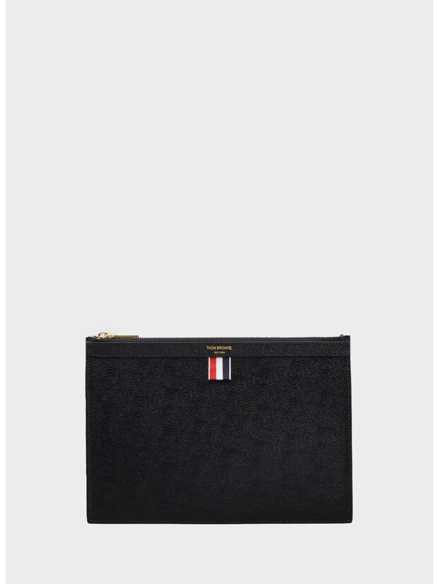 POUCH SMALL DOCUMENT HOLDER, 001 BLACK, large