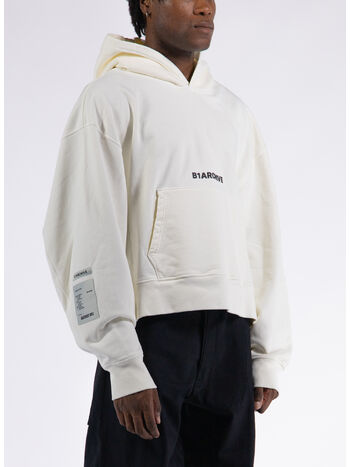 FELPA HOODIE SHORT, K02-101 HEAVY TERRY ECRU, small