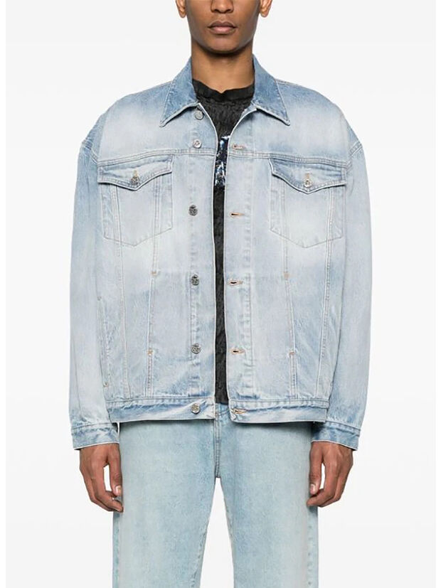 GIUBBOTTO DENIM, BLUE, large