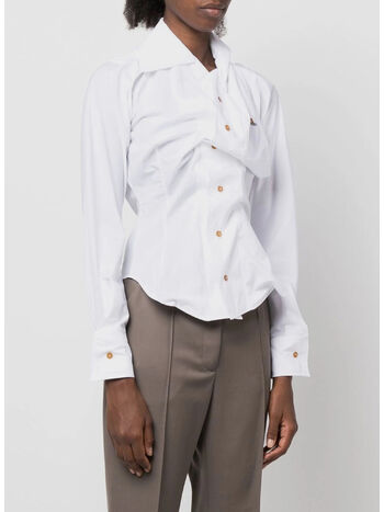 CAMICIA DRUNKEN, A401 WHITE, small