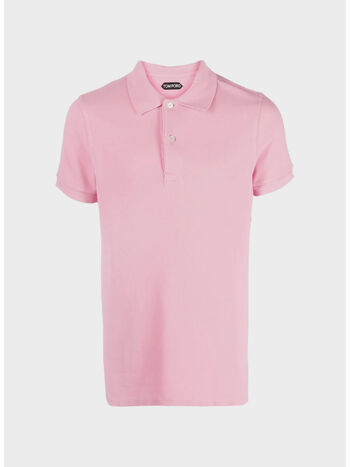POLO TENNIS PIQUET, DP411 PINK, small