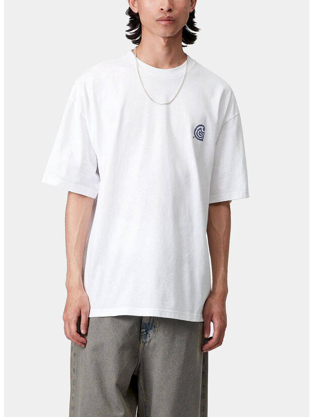 T-SHIRT S/S HELIX, 02XX WHITE, large