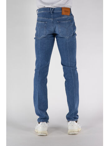 JEANS DENIM TAYLOR FIT, 1D520 WASHED MEDIUM BLUE, small