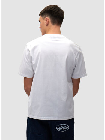 T-SHIRT HEART LOGO, 100 WHITE, small