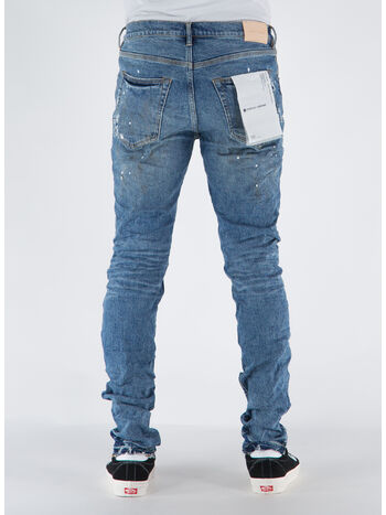JEANS P001, IDVP INDIGO DIRTY VINTAGE WHITE PAINTS, small