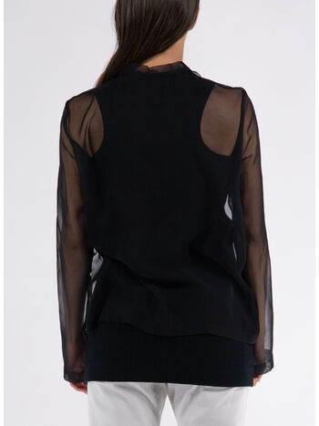 MAGLIA ML COTTON JERSEY, 001 BLACK, small