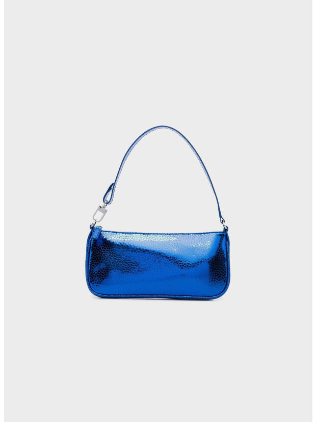 BORSA RACHEL BLUE FLAGSTONE LEATHER, BU BLUE, large