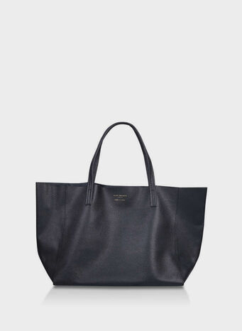 BORSA VIOLET HORIZONTAL TOTE, 00BLACK, small