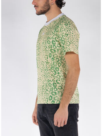 T-SHIRT ORIGINAL, 1670 GREEN LEOPARD, small