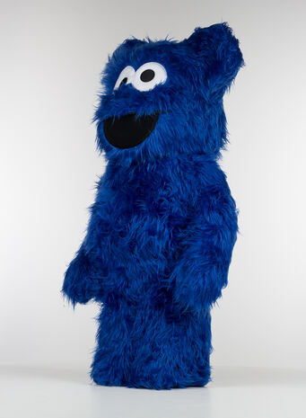MEDICOM TOY BEARBRICK COOKIE MONSTER COSTUME VERSION 1000%, COOKIE, small