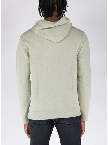 FELPA HOODIE ITEM OVERDYE, PKC VERT PALE CHINE, small