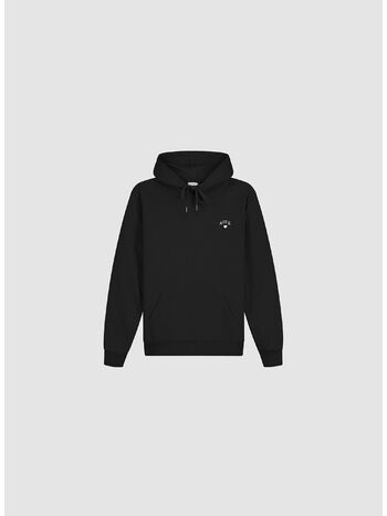 FELPA HEART HOODIE, 1 BLACK, small