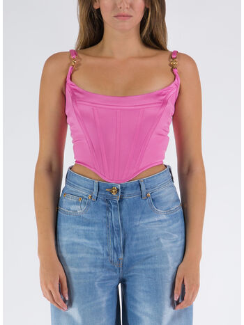TOP CON CORSETTO MEDUSA, 1PI30 PINK LEMONADE, small
