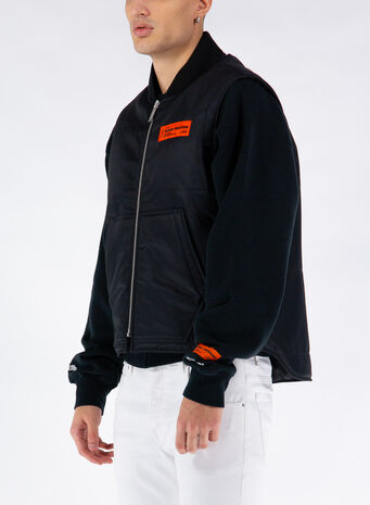 GILET HP EAGLE PRINT NYLON, 1022BLACKORANGE, small