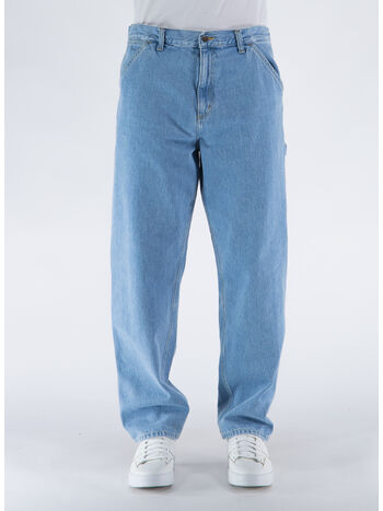 PANTALONE SINGLE KNEE, 0112 BLUE STONE BLEACHED, small