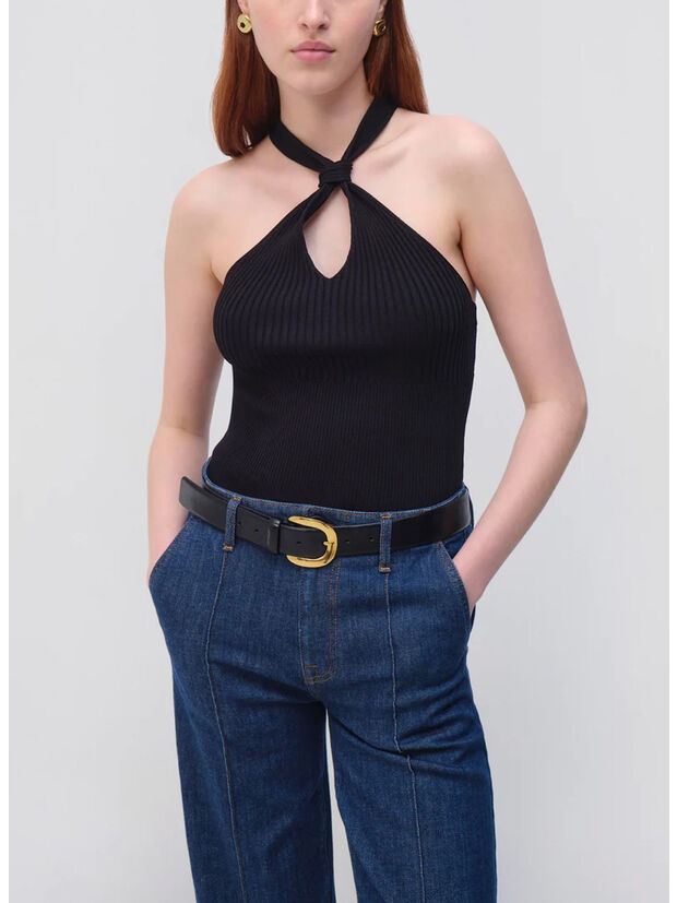 TOP ANDREA HALTER, BLACK, large