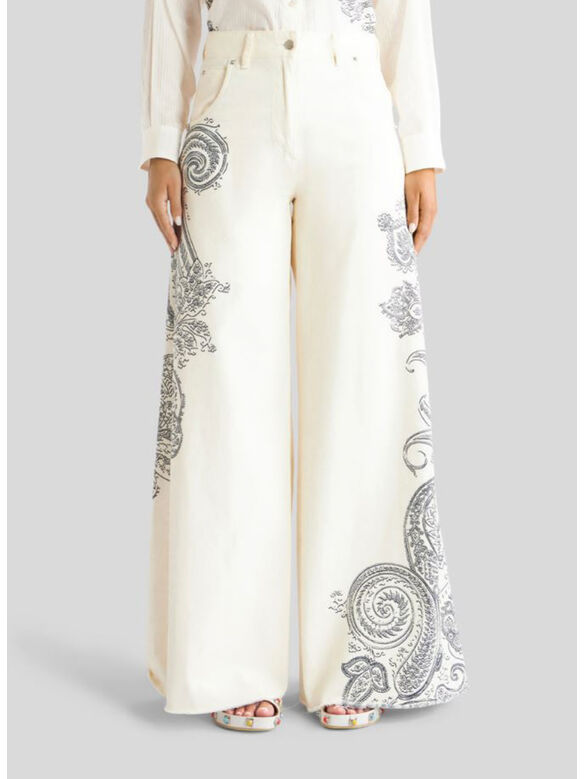 JEANS PAISLEY, 990 BIANCO, medium