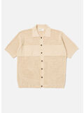 T-SHIRT IN MAGLIA CON BOTTONI, ECRU, thumb