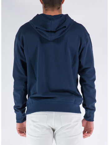 FELPA UNI-SSENTIALS HOODIE UNISEX, NGO NATURAL INDIGO, small