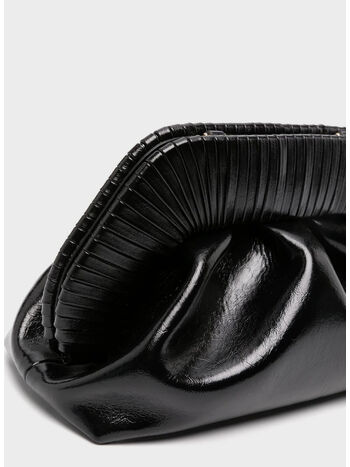 BORSA TIA CORDONIA SHINY, BLACK, small