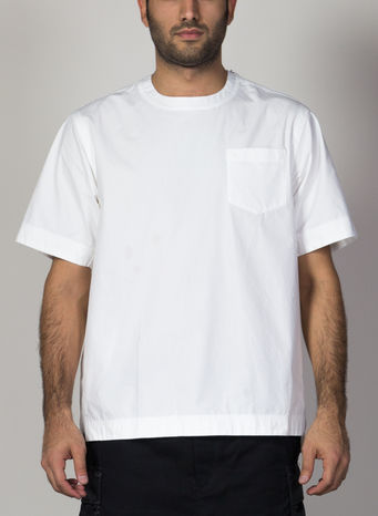 T-SHIRT COTTON PULLOVER, WHITE101, small