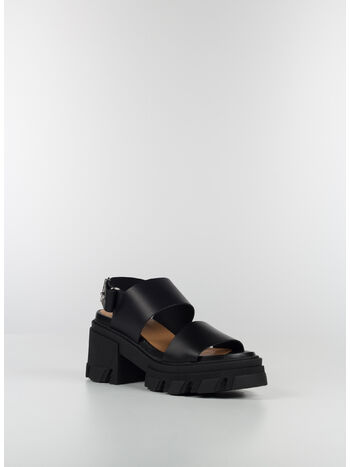 SANDALO CON PLATEAU, BLACK, small