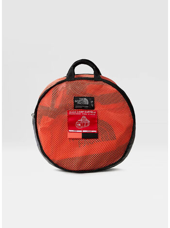 BORSA DUFFEL BASE CAMP - S, ZV11 RETRO ORANGE - TNF BLACK, small