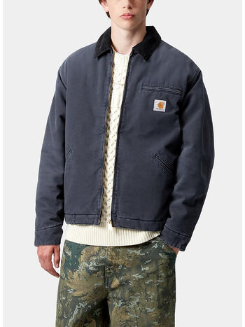 GIUBBOTTO OG DETROIT, 0DI4O DARK NAVY/BLACK STINEE CANVAS, small